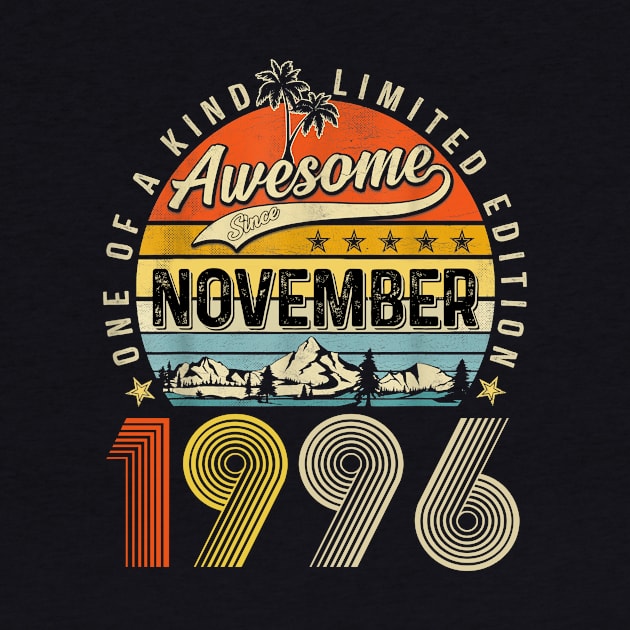 Awesome Since November 1996 Vintage 27th Birthday by Marcelo Nimtz